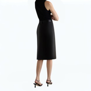 High End H Cut Suit Skirt