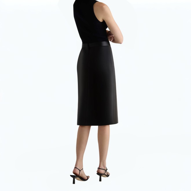 High End H Cut Suit Skirt