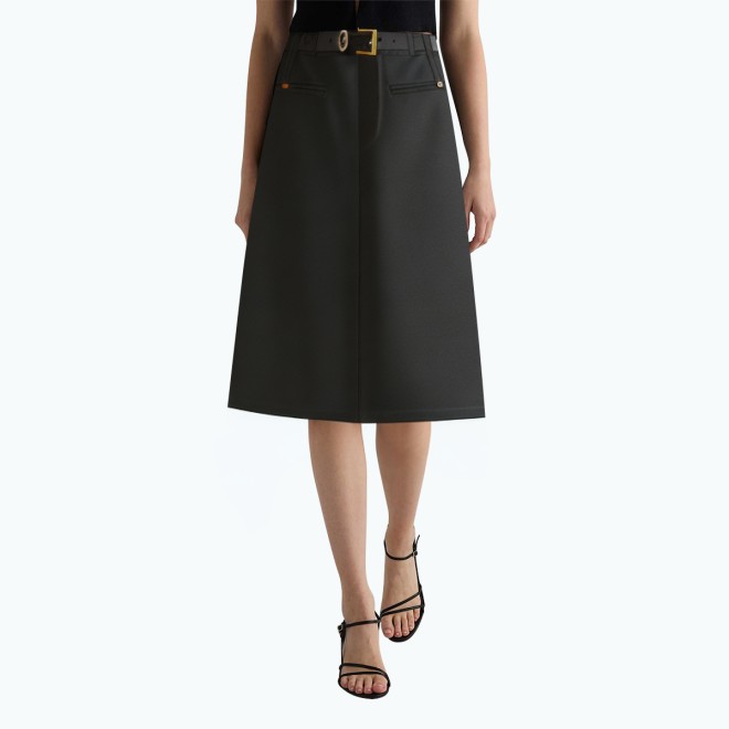 Simple Commuting Suit Skirt