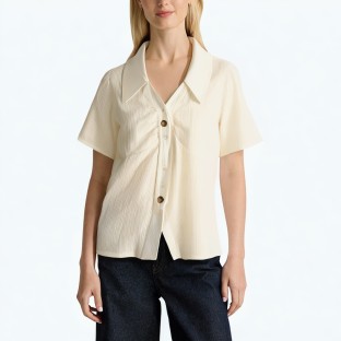 V Neck Short Sleeved Shirt
