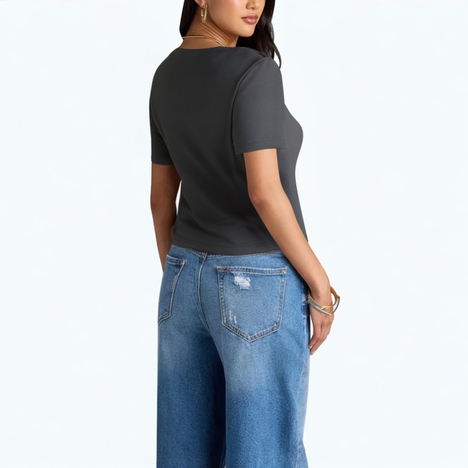 Slim Fit Women's Short Sleeve T Shirt