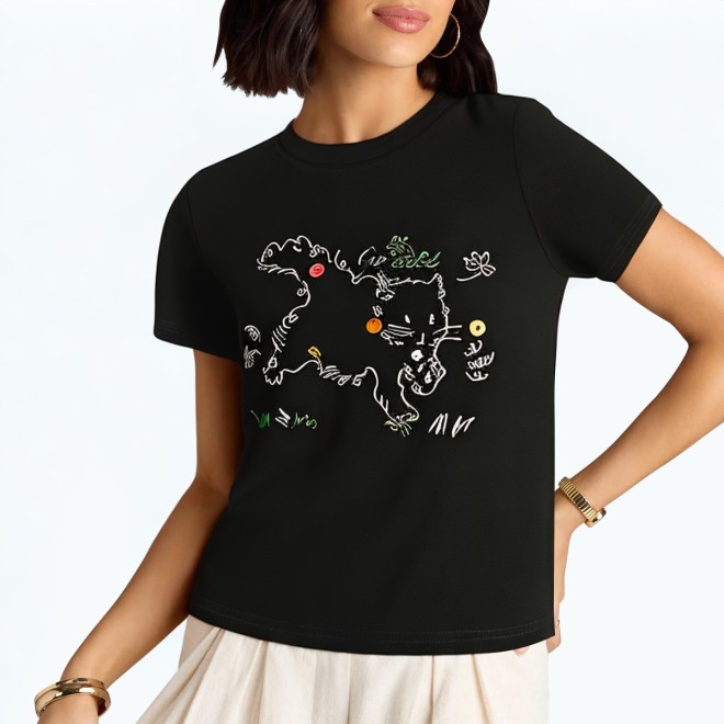 Simple Short Summer T Shirt